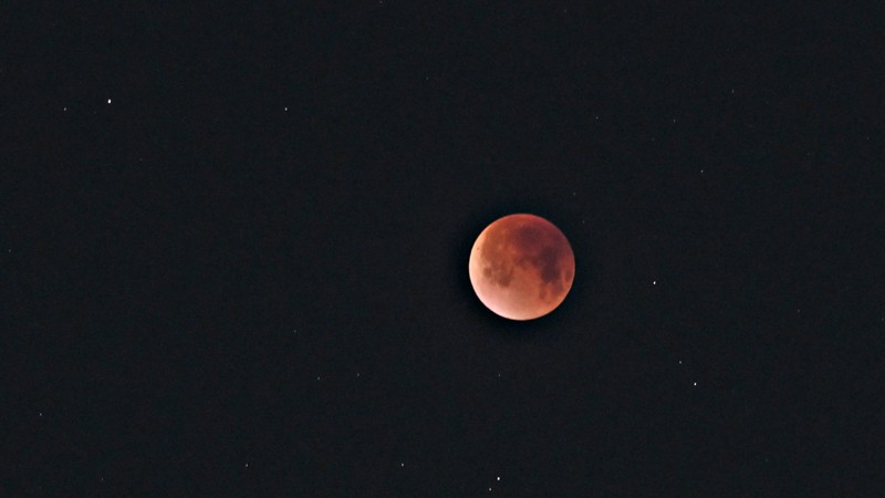 Celestial spectacle in images: The blood moon lunar eclipse seen from India