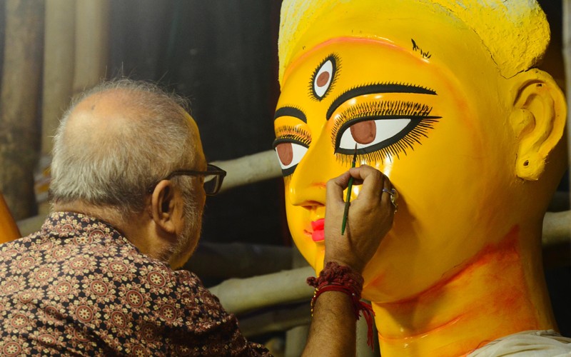 In Images: Kolkata’s Shimla Byayam Samiti marks 100 years of Sarbajonin Durga Utsav with ‘Revolutionary Shrine of Swadeshiyana’ theme