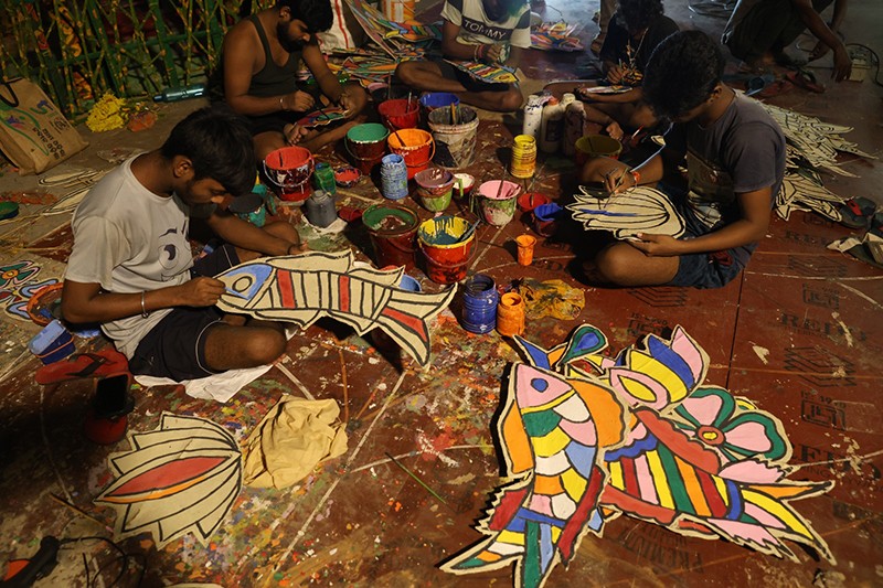 In Images: Kolkata's Tala Barowari Durga Puja 2025 brings theme ‘Madhusudan’ by artist Prashanta Pal
