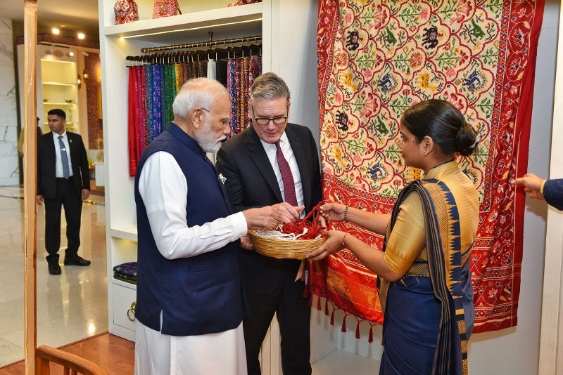 In Images: PM Modi and his UK counterpart Keir Starmer visit exhibition at Global Fintech Fest 2025
