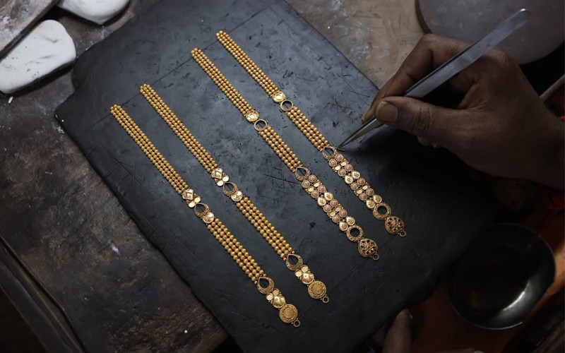 In Images: Goldsmiths craft ornaments ahead of Dhanteras in Kolkata