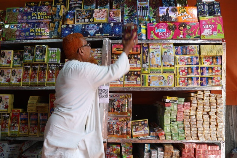 In Images: Firecracker fair in Kolkata draws crowd ahead of Diwali