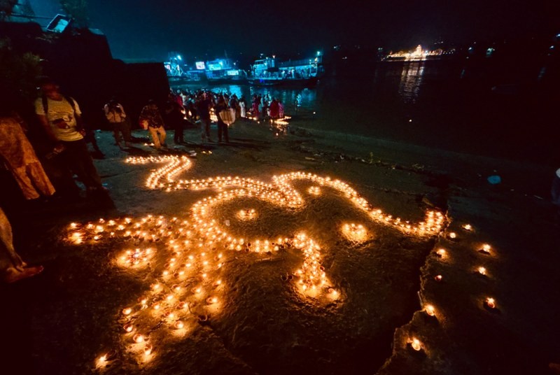 In Images: Kolkata glows in celebration of Dev Deepawali