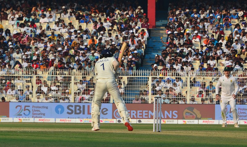 In Images: India dominate day 1 of first Test against South Africa at Eden Gardens