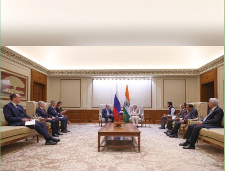 In Images: PM Modi meets aide to Russian President Nikolai Patrushev in New Delhi