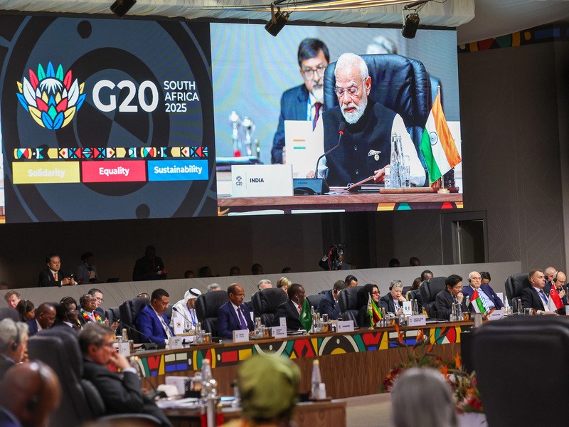 In Images: PM addresses G20 Leaders’ Summit session in Johannesburg