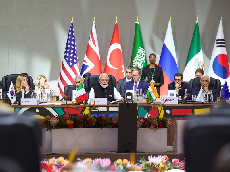 In Images: PM addresses G20 Leaders’ Summit session in Johannesburg