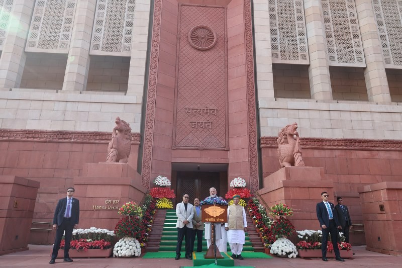 In Images: PM Modi addresses media ahead of Winter Session of Parliament