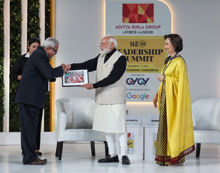 In Images: Modi addresses Hindustan Times Leadership Summit