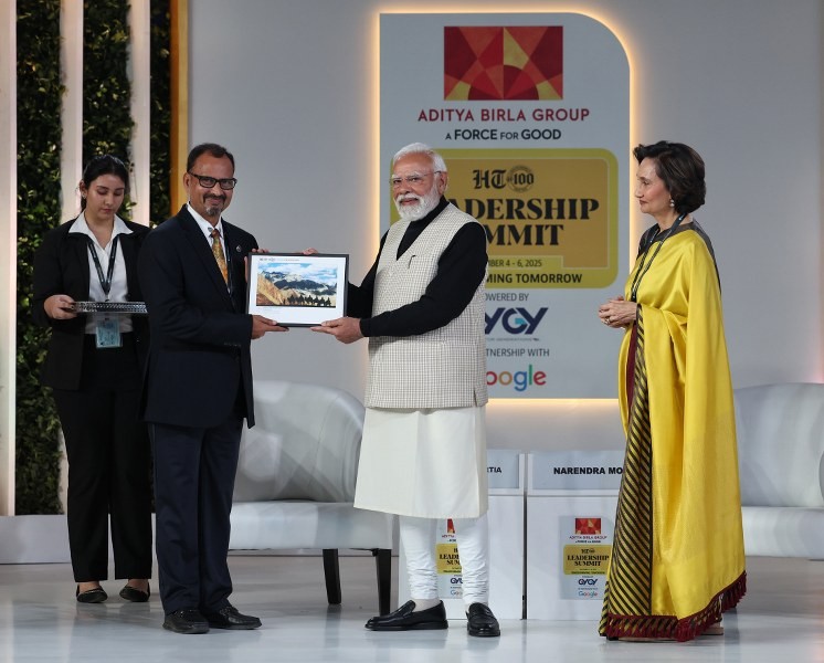 In Images: Modi addresses Hindustan Times Leadership Summit