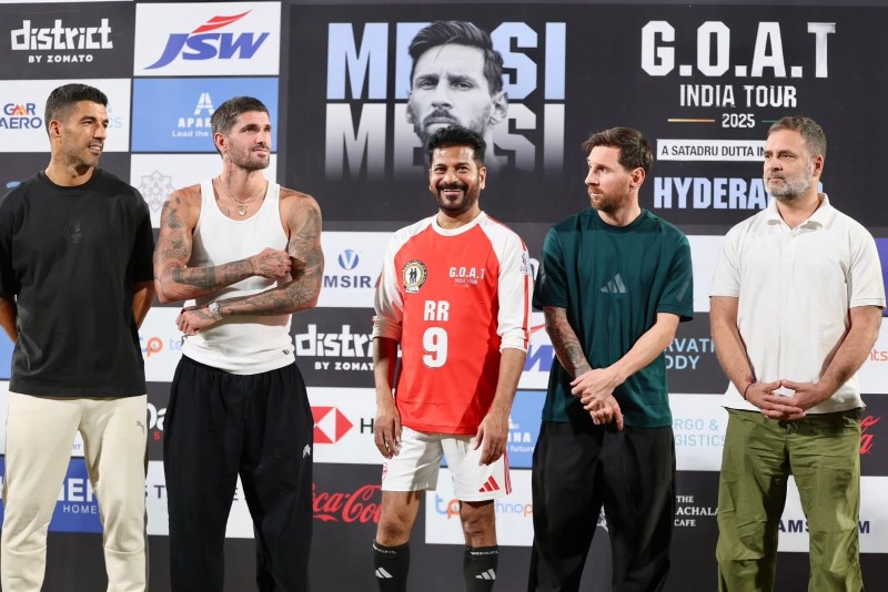Hyderabad restores order to Messi’s GOAT India Tour after chaotic scenes disrupted the Kolkata leg.