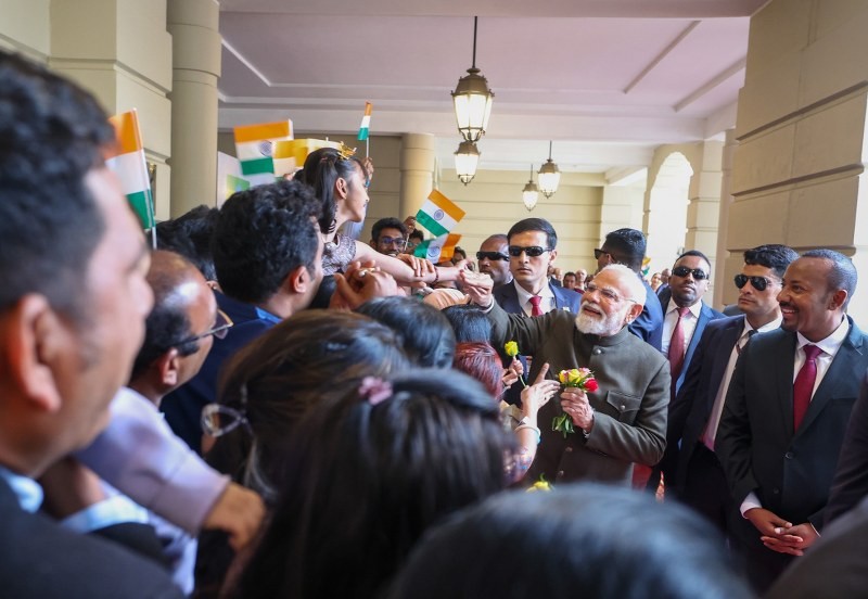 In images: PM Modi arrives in Ethiopia