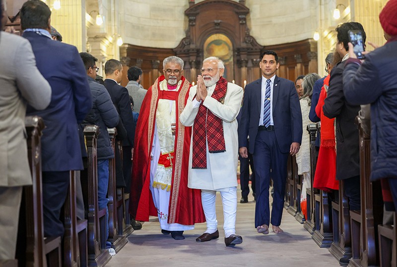 In Images: Inside PM Modi’s Christmas visit to Delhi church