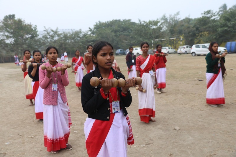 In Images: Bratachari camp holds self-defense demonstrations in Kolkata