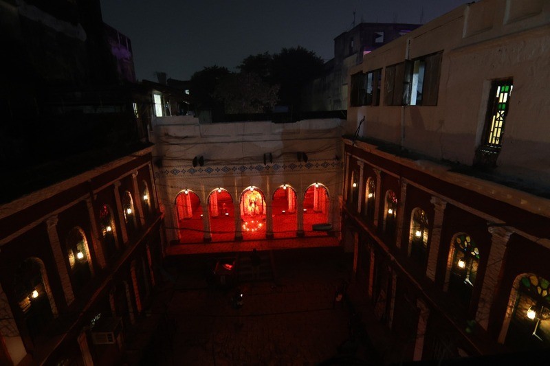 In Images: Kali idol displayed at heritage house in Kolkata