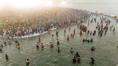 Millions of Hindu devotees gather at Uttar Pradesh's Prayagraj as a six-week Maha Kumbh Mela begins today