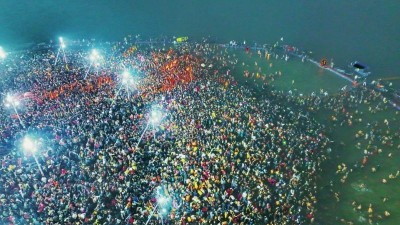 Maha Kumbh in Prayagraj: Twenty-five million pilgrims take holy dip in Triveni Sangam for first 'Amrit Snan'