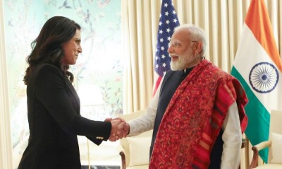 PM Modi meets Tulsi Gabbard in the United States