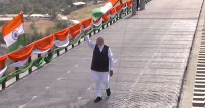 Chenab Bridge: Modi inaugurates world's tallest railway bridge connecting Katra to Srinagar in Jammu and Kashmir
