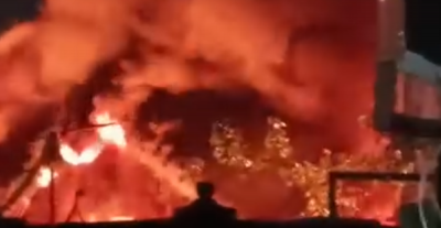 Fire in Kolkata's Khidirpur market: Locals blame fire brigade's late arrival as 1,300 shops feared gutted