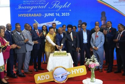 Ethiopian Airlines launches new passenger service to Hyderabad