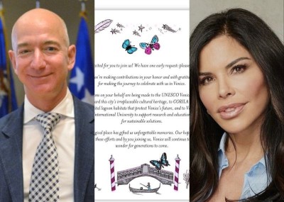 'Money can't buy taste or class': Netizens roast Jeff Bezos' wedding invite