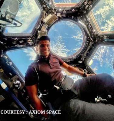 Shubhanshu Shukla enters iconic cupola inside ISS