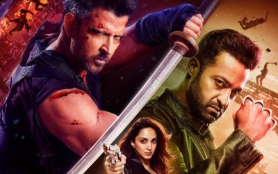 War 2: Makers drop new poster of Hrithik Roshan, Jr. NTR and Kiara Advani starrer film