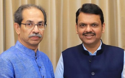 Uddhav Thackeray meets Devendra Fadnavis a day after he jokingly invited Sena chief to join BJP