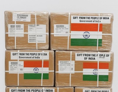 India hands over humanitarian consignment to Syria 