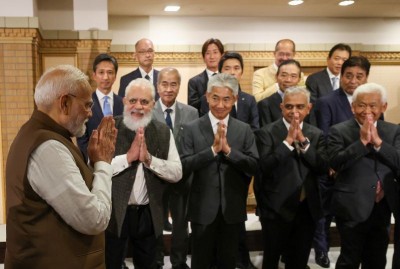 In Images: PM Modi addresses business leaders in Japan