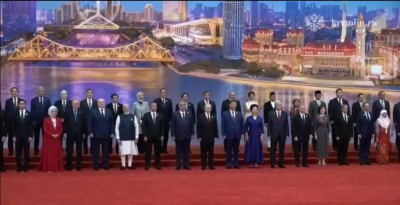 PM Modi shares stage with Xi, Putin at SCO Summit in China’s Tianjin