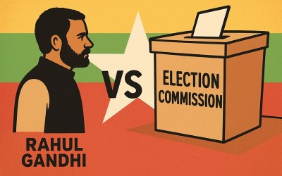 BJP claims Rahul Gandhi’s ‘Vote Chori’ document targeting poll body was drafted in Myanmar