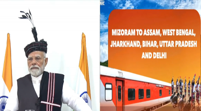 'Lifeline of transformation': PM Modi inaugurates Mizoram's first railway line in big infra push for the northeastern state