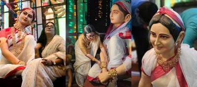 Kolkata: Ahiritola Yubak Brinda invites Auram to make jewellery for Ma Durga and her family