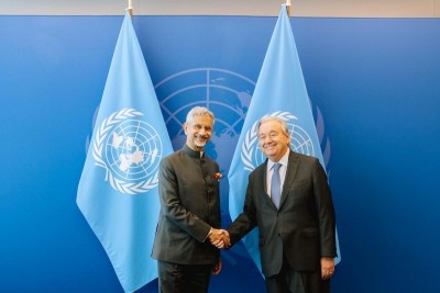 Jaishankar discusses geopolitical trends with Antonio Guterres