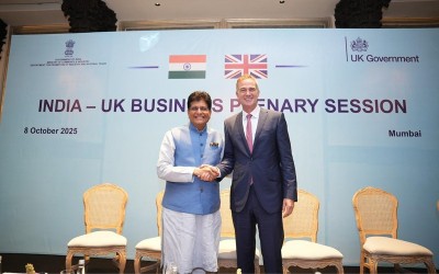 India-UK Trade Ministers hold bilateral meeting in Mumbai, set out vision for Joint Economic and Trade Committee