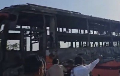 15 injured as Jaisalmer–Jodhpur bus catches fire, probe on