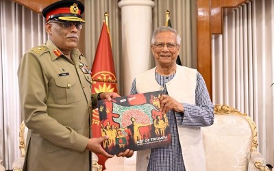 Controversy erupts over Bangladesh PM Yunus’ gift to Pak General showing parts of India on map