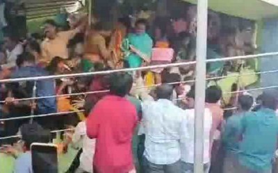 Andhra CM blames organisers after stampede at Venkateswara Swamy Temple kills 12