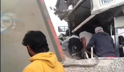 Horror on Telangana highway! At least 19 dead as truck rams into bus