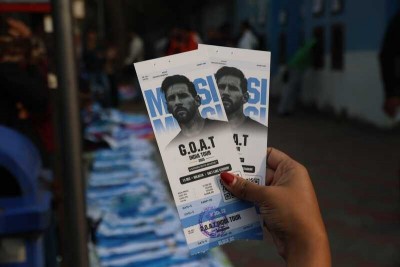 In Images: Kolkata prepares for Messi’s arrival