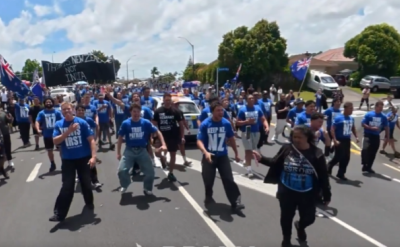 This is New Zealand:  Protesters disrupt Sikh religious march in Auckland