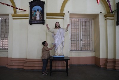 In Images: Kolkata churches prepare for Christmas