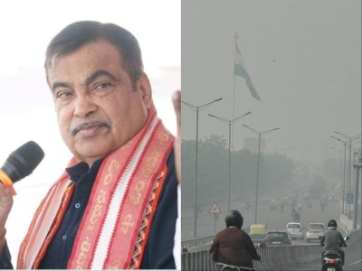 As Delhi chokes under hazardous smog, Gadkari urges a shift from fossil fuels to EVs, hydrogen vehicles