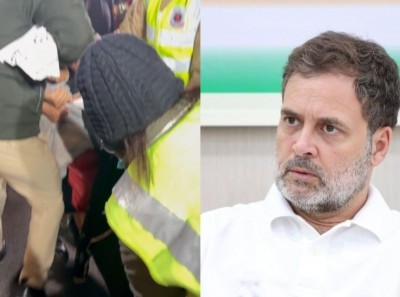 Unnao rape survivor, mother meet Rahul Gandhi after CRPF manhandling sparks row