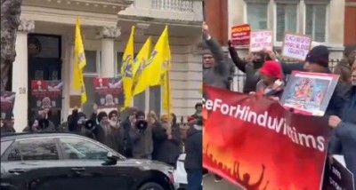 London protest turns violent: Khalistani groups storm rally over Hindu lynching in Bangladesh