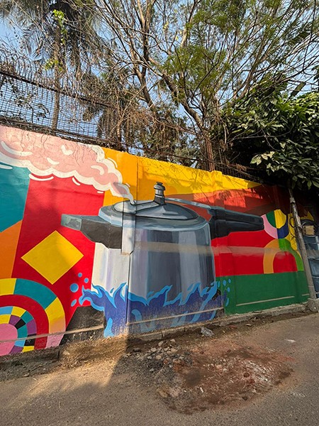 Kolkata’s Ballygunge Transforms Into a Vibrant Colour Corridor