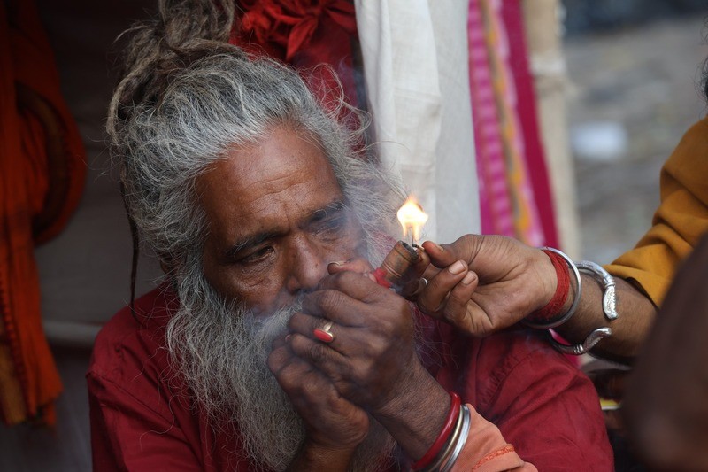 In Images: Sadhus prepare for Makar Sankranti pilgrimage in Kolkata