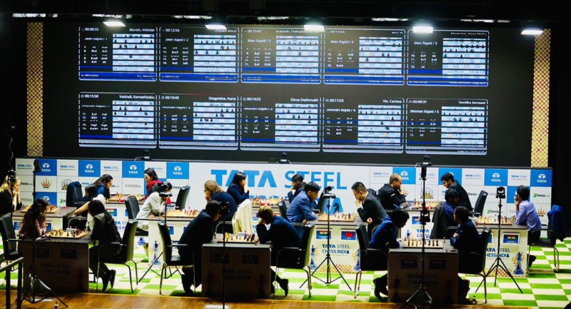 In Images: Viswanathan Anand at Tata Steel Chess India Tournament